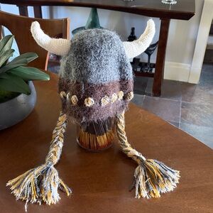 Peruvian Trading Company Knit Hat with Horns